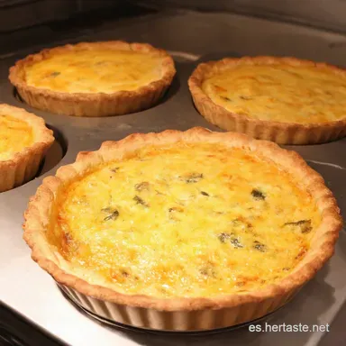 Quiches Express La Receta Definitiva en Molde de Magdalenas Tarjeta de receta