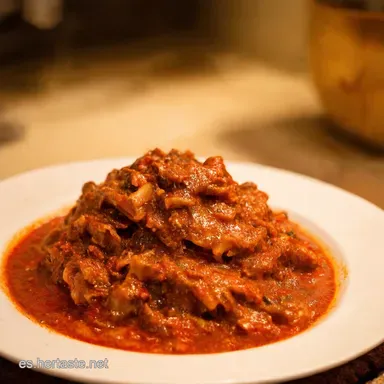 Ragu de Costilla Corta Receta Melosa Como la de la Abuela Tarjeta de receta