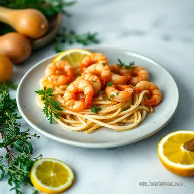 Rape con Gambas y Almejas: &iexcl;Un Festival de Sabores! Tarjeta de receta