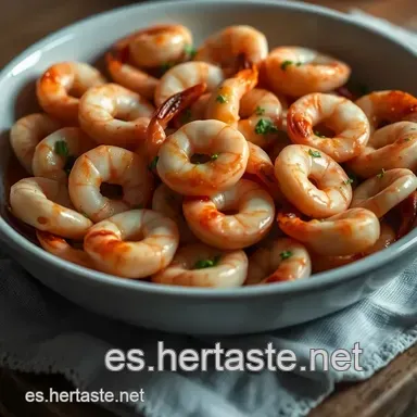 Rape con Gambas: Receta Marinera F&aacute;cil &iexcl;Estilo Espa&ntilde;ol! Tarjeta de receta