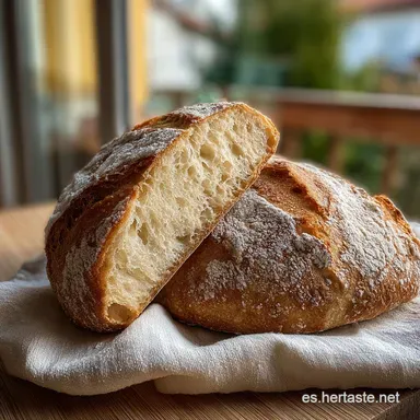 Receta de Pan Casero F&aacute;cil: Corteza Crujiente Tarjeta de receta