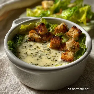 Cmo Hacer Una Salsa Csar Casera: Textura Sedosa Tarjeta de receta