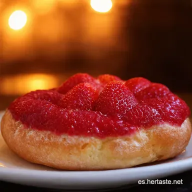 Rosquillas de San Valent&iacute;n Glaseado de Fresa Perfecto Tarjeta de receta