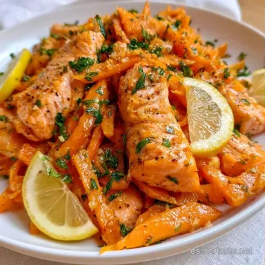 Salmón Al Papillote en 30 Minutos Tarjeta de receta