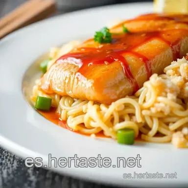 Salm&oacute;n Teriyaki F&aacute;cil: &iexcl;Cena Lista en 20 Minutos! Tarjeta de receta