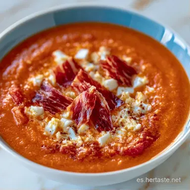 Salmorejo Cordobés en 15 Minutos Tarjeta de receta