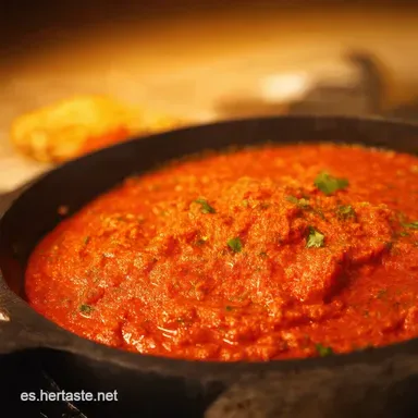 Salsa Romesco Receta El Secreto de la Abuela Revelado Tarjeta de receta