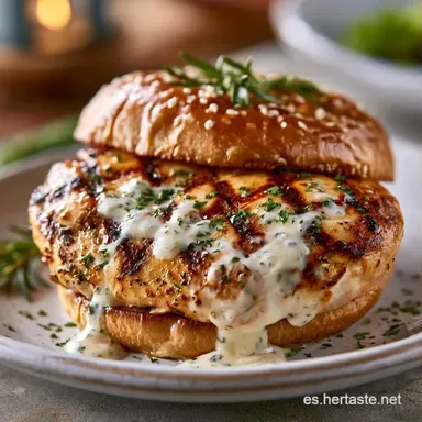 S&aacute;ndwich De Pollo En 30 Minutos Tarjeta de receta