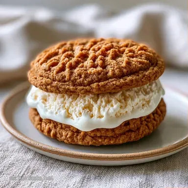 S&aacute;ndwich Helado de Galleta Casero: 12 Und Tarjeta de receta