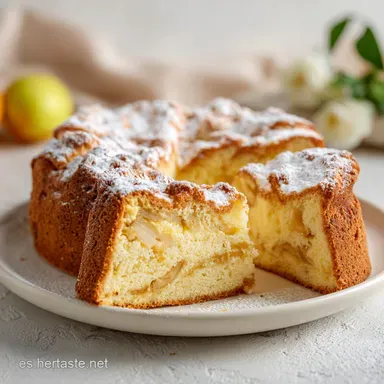 Tarta Alemana de Manzana con Textura Cremosa en 65 Minutos Tarjeta de receta