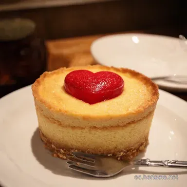 Tarta Coraz&oacute;n Vintage Un Dulce Viaje a la Abuela Tarjeta de receta