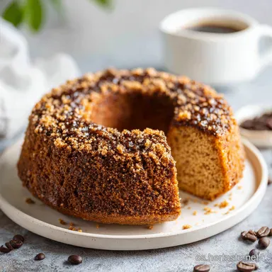 Tarta de Caf&eacute; Cremosa sin Horno en 20 Minutos Tarjeta de receta