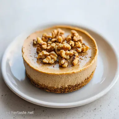 Tarta Caf&eacute; Nueces para 8 Personas Tarjeta de receta