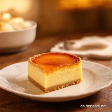 Mi Secreto Tarta de Flan Receta Cremosa y F&aacute;cil Tarjeta de receta