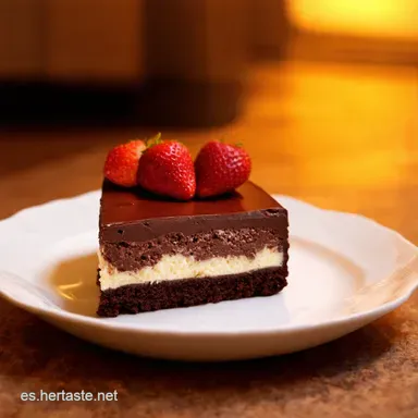 Tarta Fresas Chocolate Blanco Receta F&aacute;cil y Deliciosa Tarjeta de receta