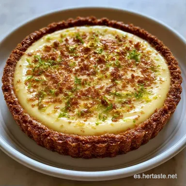 Tarta de Lim&oacute;n con Leche Condensada Tarjeta de receta