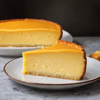 Tarta de Queso Thermomix La Vi&ntilde;a Receta Aut&eacute;ntica y F&aacute;cil Tarjeta de receta