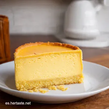 Tarta de Queso Nube de Verano Un Pedacito de Cielo Tarjeta de receta