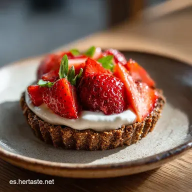 Tarta de Fresa y Sp&eacute;culoos para 10 Raciones Tarjeta de receta