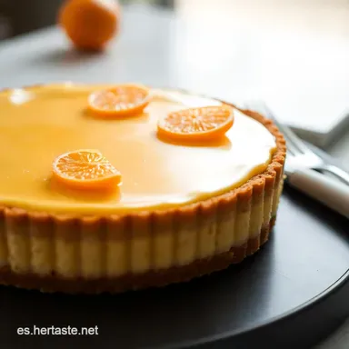 Tarta Helada Naranja Fresquita y Sin Horno Tarjeta de receta