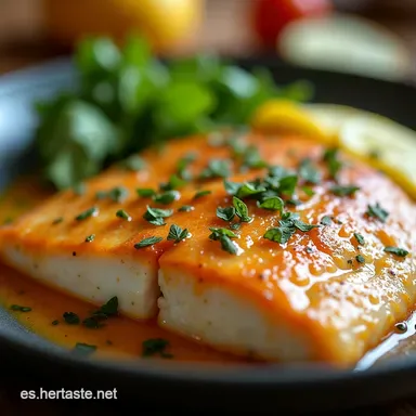 Tilapia Sellada con Mantequilla y Lim&oacute;n Lista en 15 Minutos Tarjeta de receta