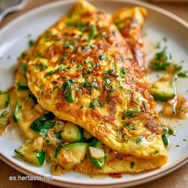 Tortilla de Calabacín en 25 Minutos Tarjeta de receta