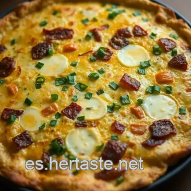 &iexcl;Tortilla de Verduras Expr&eacute;s! Lista en un &iexcl;Plis Plas! Tarjeta de receta