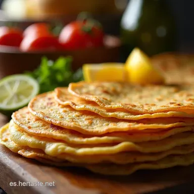 Tortillas de Harina Caseras Receta F&aacute;cil y Suavecitas Tarjeta de receta