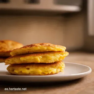 Recetas de Tortitas Tortitas de Papa con Queso Caseras Tarjeta de receta