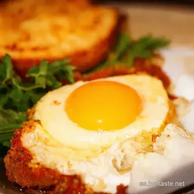 Huevo Escalfado Argui&ntilde;ano 3 T&eacute;cnicas de Chef F&aacute;ciles Tarjeta de receta