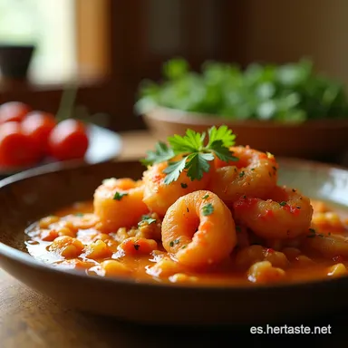 Coctel de Camar&oacute;n El Sabor Aut&eacute;ntico de M&eacute;xico Tarjeta de receta