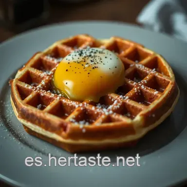 Waffles Dorados de la Abuela: &iexcl;Un Domingo Perfecto! Tarjeta de receta
