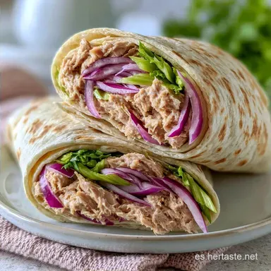 Wraps De At&uacute;n En 15 Minutos