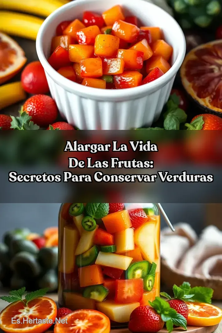 Alargar la vida de las frutas: Secretos para Conservar Verduras