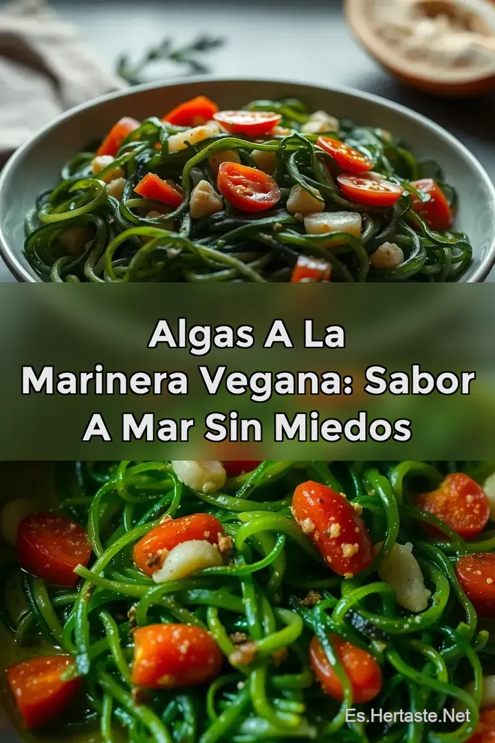 Algas a la Marinera Vegana: Sabor a Mar Sin Miedos