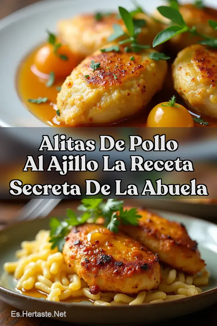 Alitas de Pollo al Ajillo La Receta Secreta de la Abuela