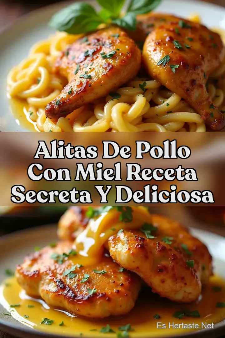 Alitas de Pollo con Miel Receta Secreta y Deliciosa