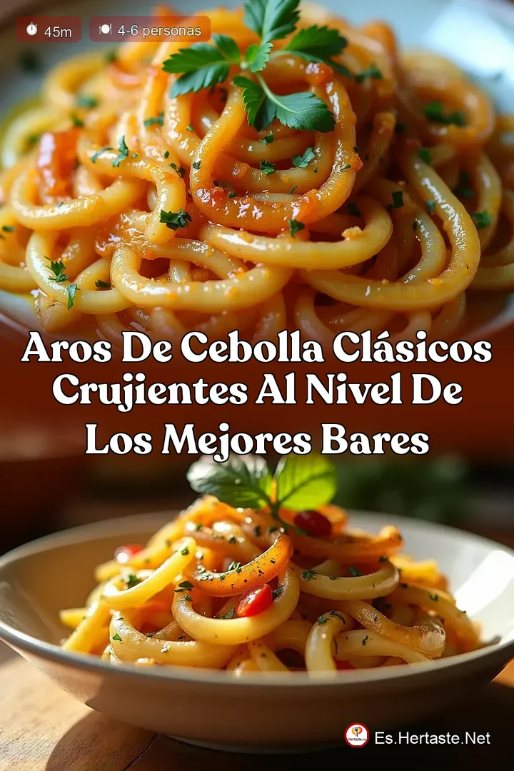 Aros de Cebolla Cl&aacute;sicos Crujientes al Nivel de los Mejores Bares