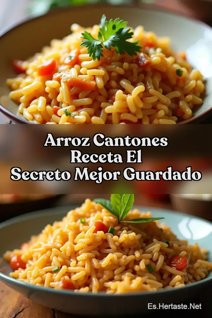 Arroz Cantones Receta El Secreto Mejor Guardado