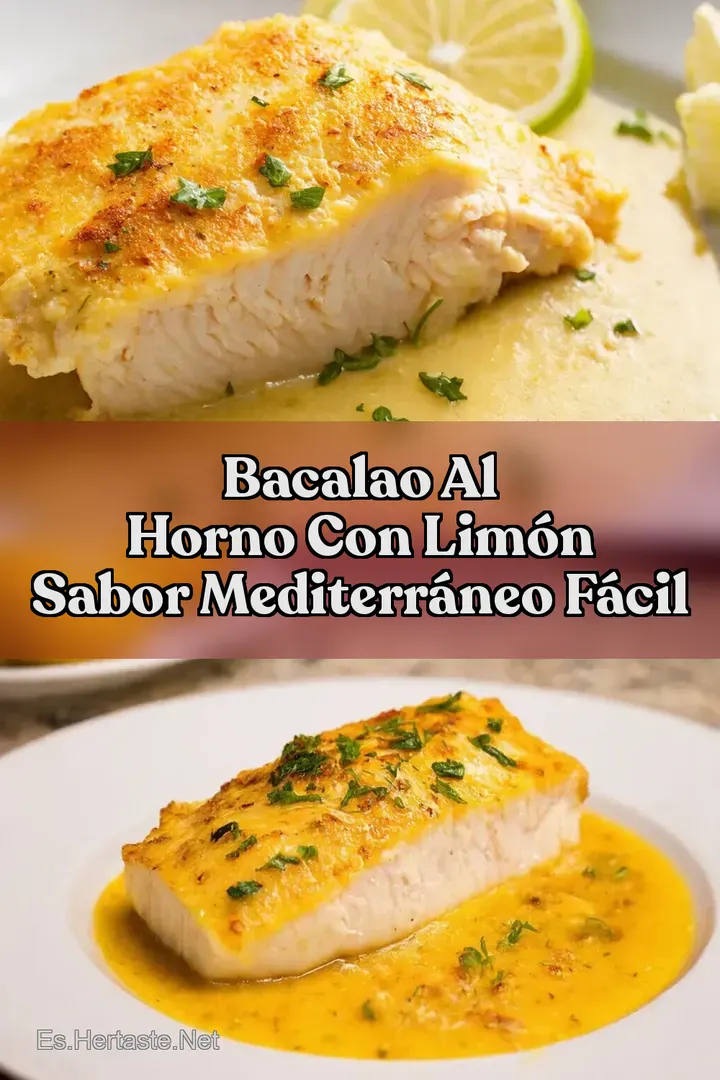 Bacalao al Horno con Lim&oacute;n Sabor Mediterr&aacute;neo F&aacute;cil