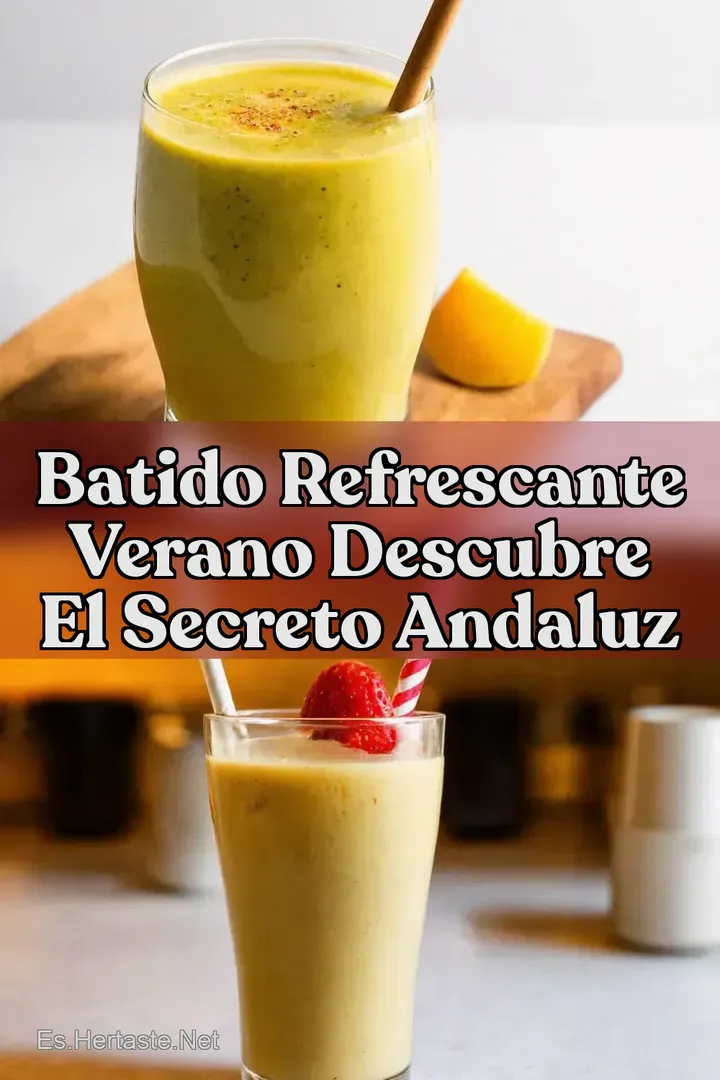 Batido Refrescante Verano Descubre el Secreto Andaluz