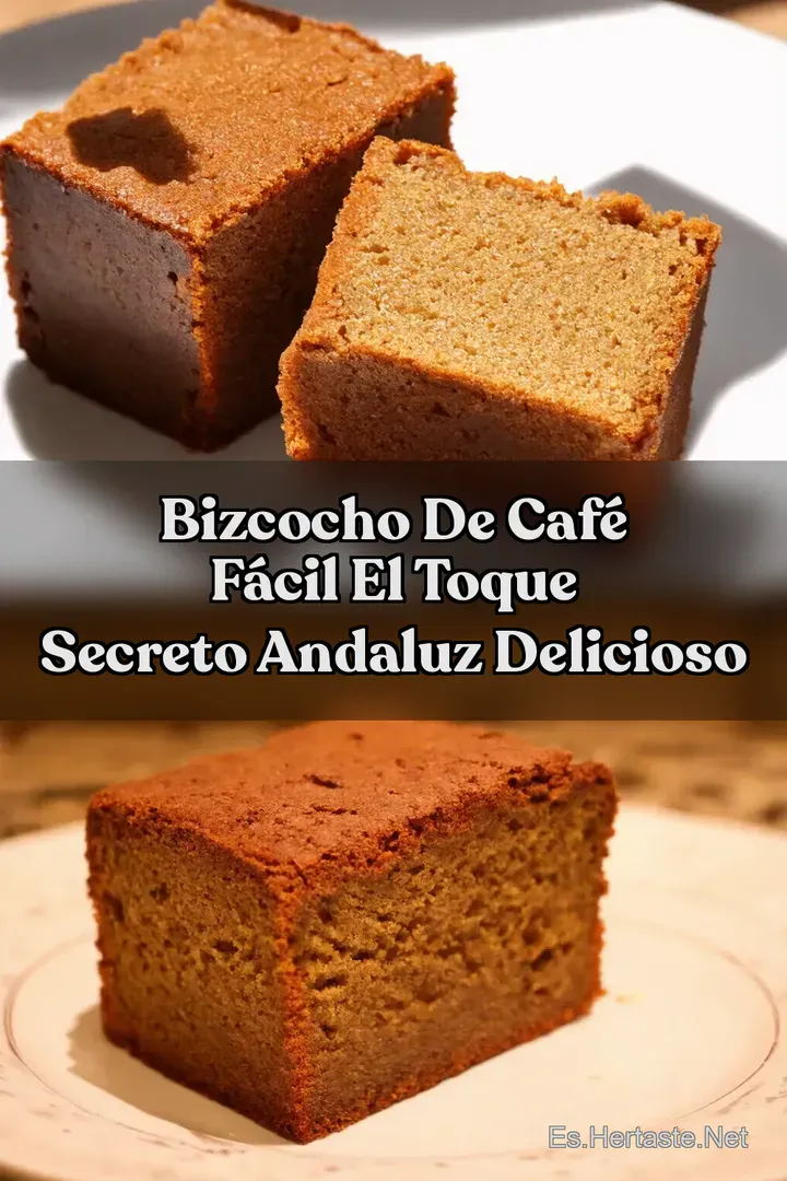 Bizcocho de Caf&eacute; F&aacute;cil El Toque Secreto Andaluz Delicioso