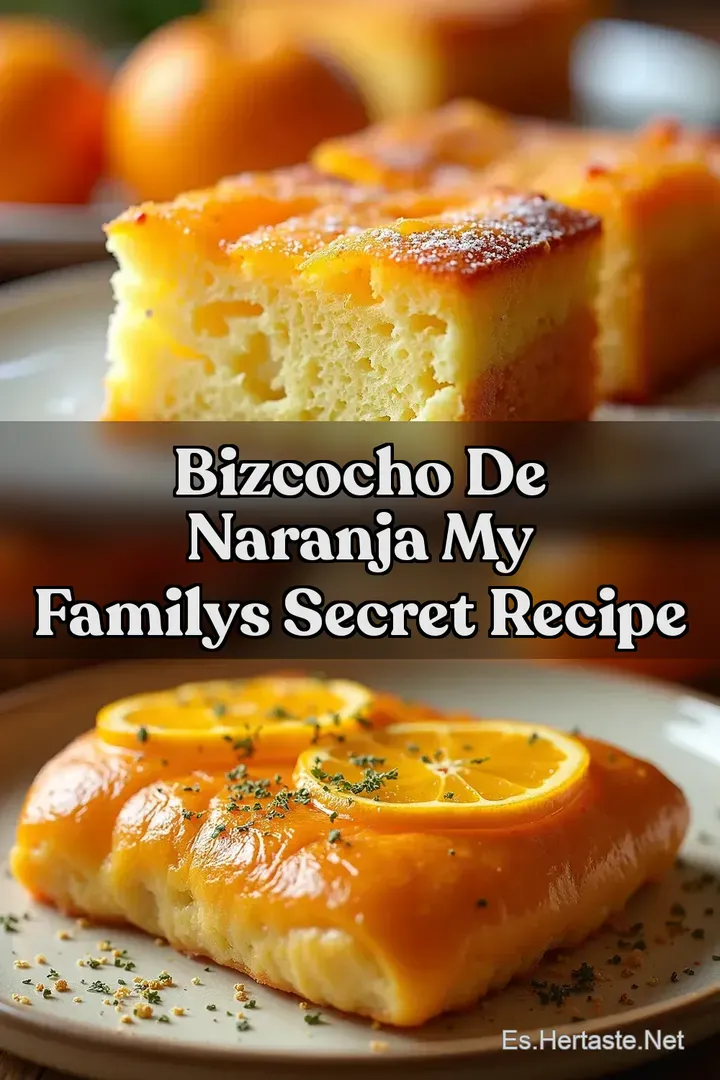 Bizcocho de Naranja My Familys Secret Recipe