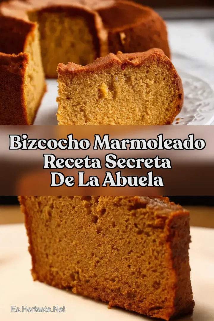 Bizcocho Marmoleado Receta Secreta de la Abuela