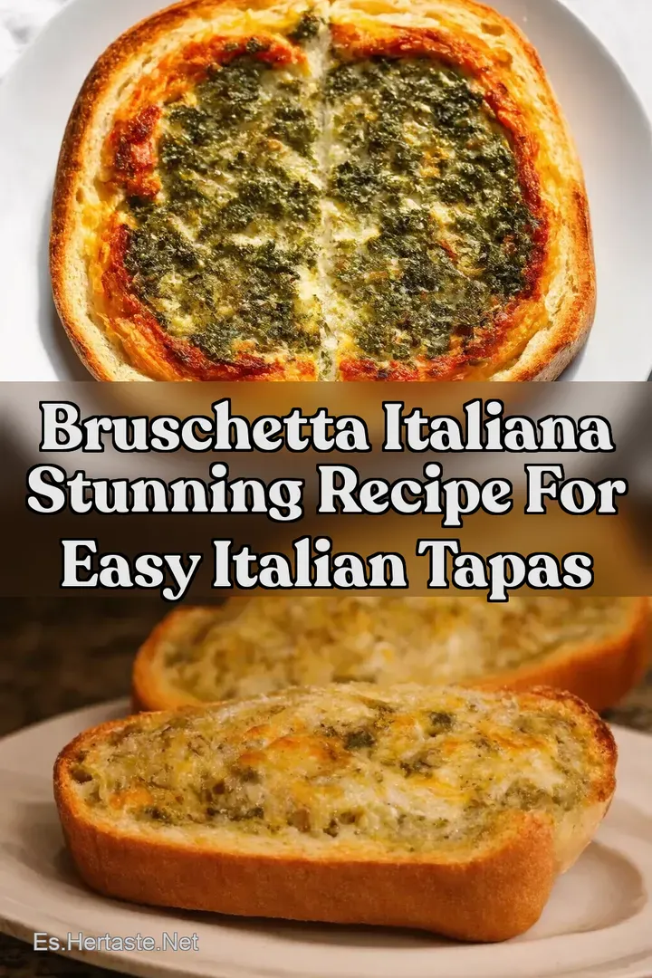 Bruschetta Italiana Stunning Recipe for Easy Italian Tapas