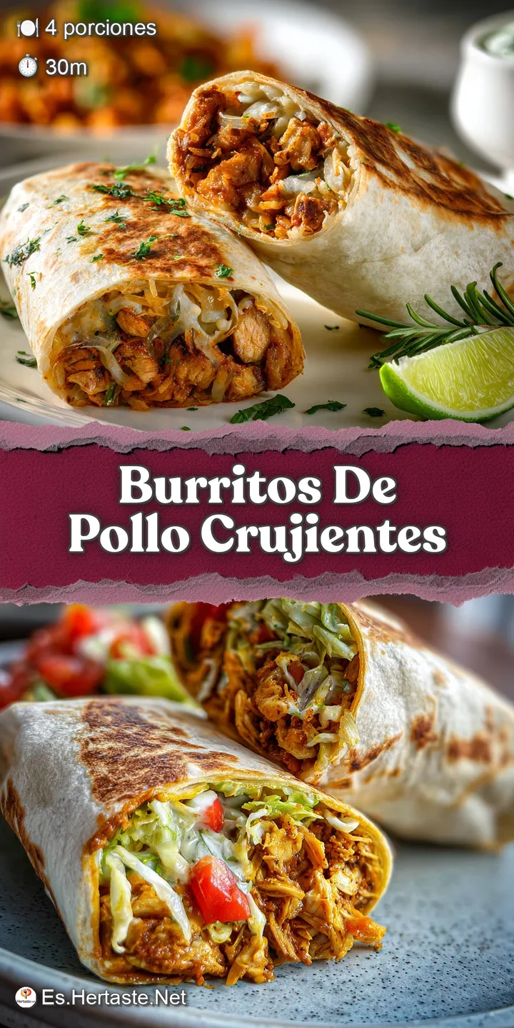 Up-close, warm baked tortilla with a tempting peek of juicy chicken filling, hints of melted cheese, and colorful seasonings.