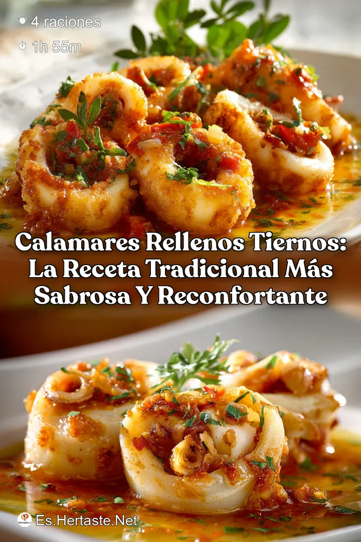 Calamares Rellenos tiernos: La receta tradicional m&aacute;s sabrosa y reconfortante