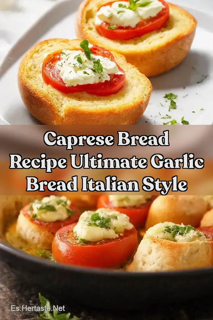Caprese Bread Recipe Ultimate Garlic Bread Italian Style