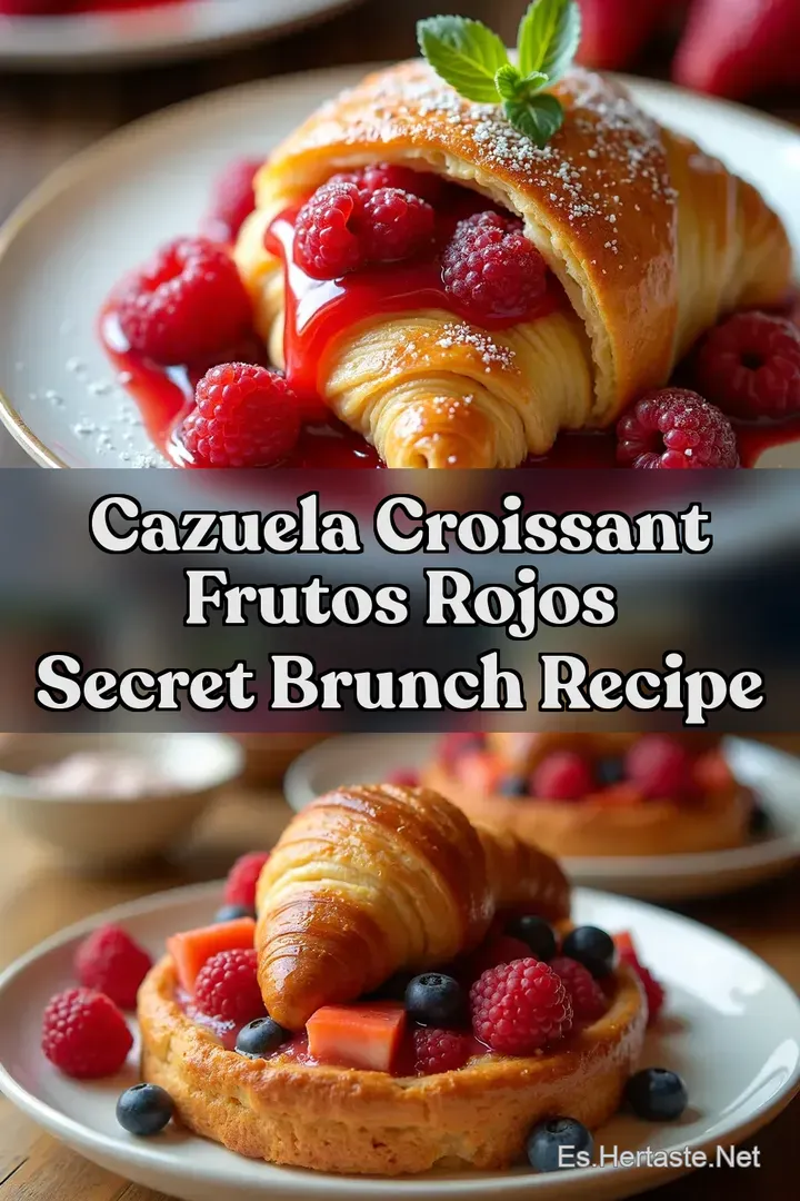 Cazuela Croissant Frutos Rojos Secret Brunch Recipe