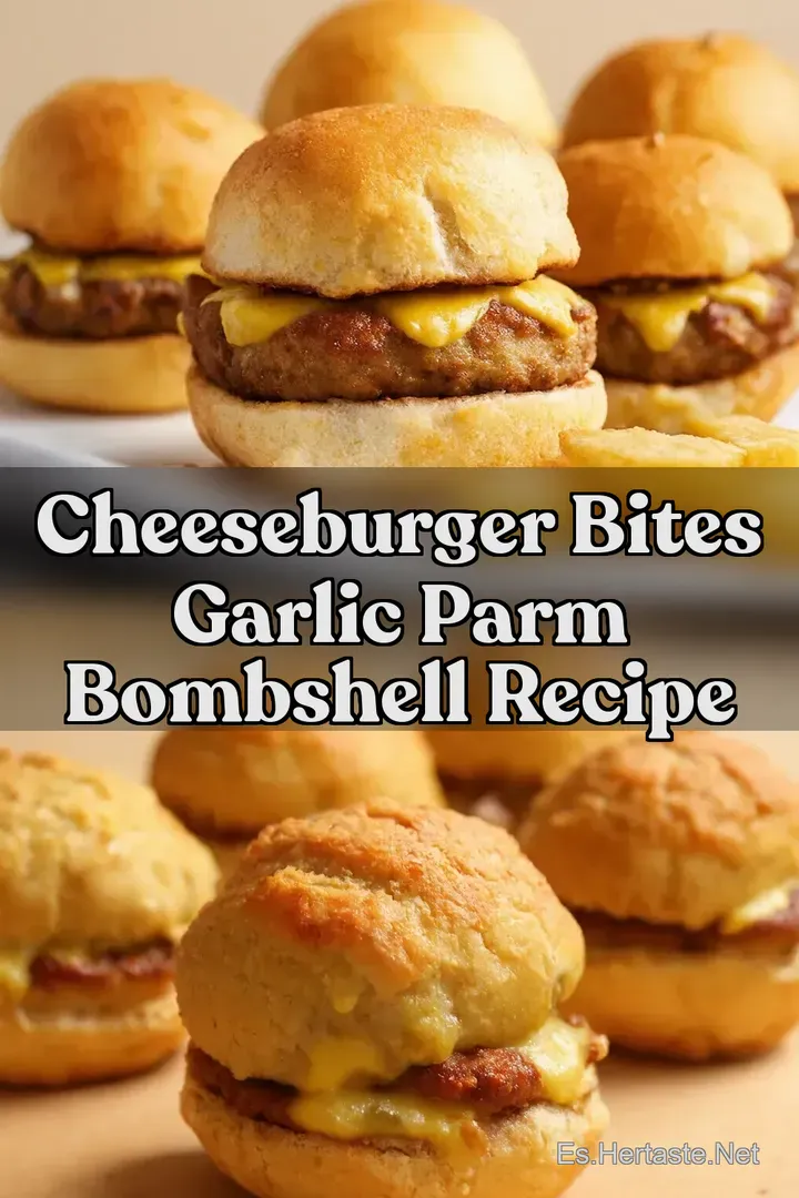 Cheeseburger Bites Garlic Parm Bombshell Recipe